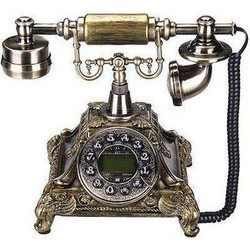 Ρετρό τηλεφωνική συσκευή αντίκα με LCD οθόνη και αναγνώριση κλήσης Χ-5842