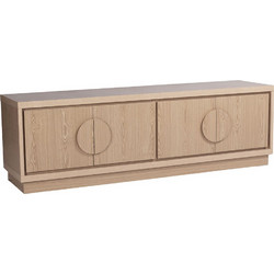 Axis TV stand 4πόρτες φυσικό 160x40x50cm