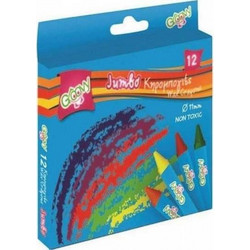 Groovy Jumbo Κηρομπογιές Σετ 12τμχ