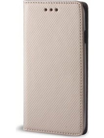 Υφασμάτινη Μαγνητική Θήκη Book Style για iPhone 16e / 17e - Χρυσό