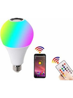 Smart Λάμπα LED 12W για Ντουί E27 RGB