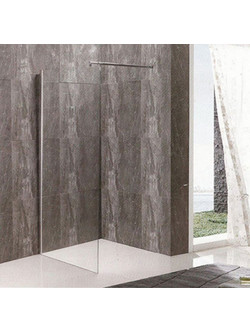PANEL ΤΖΑΜΙ ΔΙΑ/ΝΕΣ 100*195h/8 mm ME ΜΠΡΑΤΣΟ ST/ST 70-120 cm 10-0135