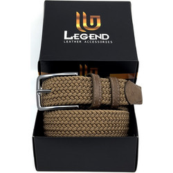 Legend Accessories Ανδρική Ζώνη Δερμάτινη Μπεζ LGD-162-BEIGE