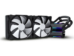 Phanteks Glacier One 280MP Black Υδρόψυξη CPU 140mm για Socket 115x / 1366 / 2011 / 2066 / 2011-3 / AM4 / TR4 / 1200 / sTRX4