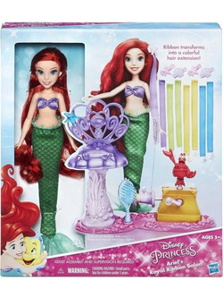 Hasbro Disney Princess Deluxe Hair Play Fashion 2 Σχέδια