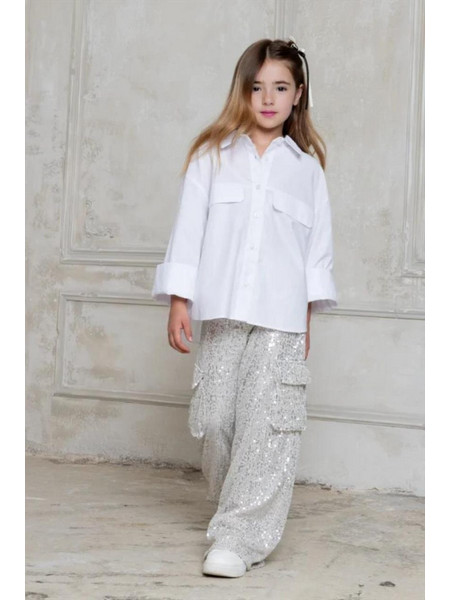 Πουκάμισο Oversized W25-A17021 Alice - White