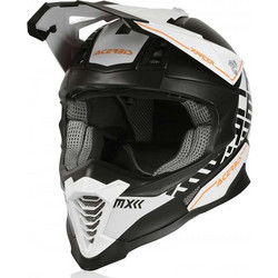 Acerbis X-Racer VTR White / Black Κράνος Μηχανής Motocross 1200gr