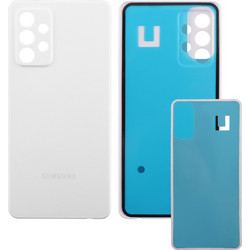 SAMSUNG A52s A528 BATTERY COVER + ΦΙΛΜ ΑΔΙΑΒΡΟΧΟΠΟΙΗΣΗΣ WHITE 3P OR