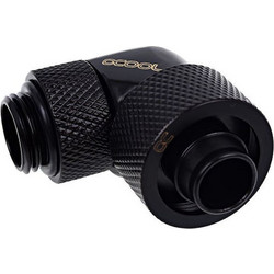Alphacool Icicle 16 / 10mm Screw-on Spout 90 Degrees Rotatable G1 / 4 Fittings Μαύρο 17236