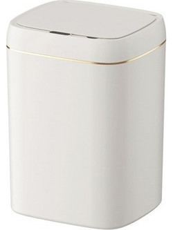 HOME USE HOME USE κάδος απορριμμάτων HUH-0188 με φωτοκύτταρο, 13lt, λευκός