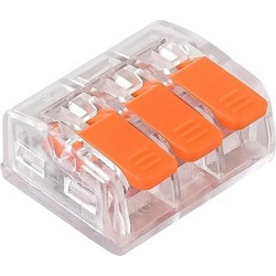 Powertech POWERTECH κλέμα σύνδεσης καλωδίων TOOL-0101, 3pin, 10τμχ