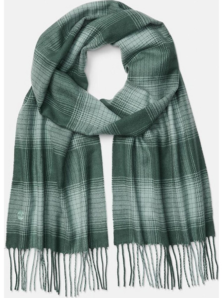 Plaid Woven Scarf - ΠΡΑΣΙΝΟ