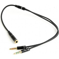 Cablexpert Μετατροπέας 3.5mm male σε 3.5mm female 1τμχ CCA-418M