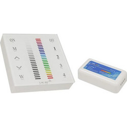 Ασύρματος LED RGB Controller με Χειριστήριο Τοίχου Αφής 2.4G RF 12v (144w) - 24v (288w) DC για Ένα Group GloboStar 04051