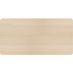 BRATECK επιφάνεια γραφείου TP12060R-2P, 120x60x1.8cm, μπεζ ξύλινη
