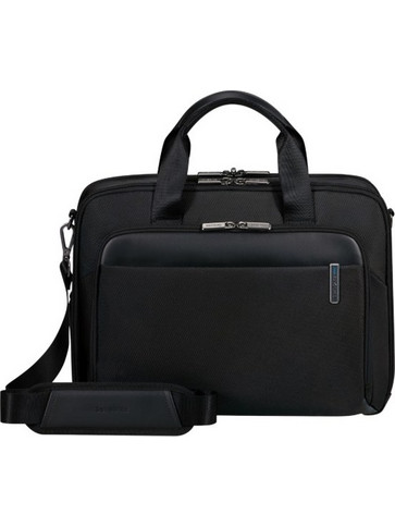Samsonite 153525-1041 Evosight, Χαρτοφύλακας/Τσάντα Laptop, Ύφασμα, Μαύρο
