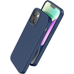 Hoco Magnetic Series Liquid Silicone MagSafe Θήκη Blue (iPhone 15 Plus)