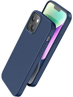 Hoco Magnetic Series Liquid Silicone MagSafe Θήκη Blue (iPhone 15 Plus)