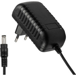 GLOBOSTAR(R) VOLTIX GLB-107-0006 Τροφοδοτικό/Μετασχηματιστής Class II SELV 24W 1A AC 220-240V σε DC 24V IP20 - Μαύρο Ματ - Μ8 x Π4.2 x Υ2.8cm
