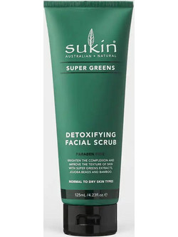 Sukin Super Greens Detoxifying Scrub Προσώπου για Αποτοξίνωση 125ml