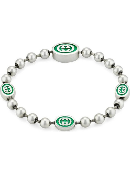 Gucci Interlocking G Βραχιόλι από Ασήμι 925 YBA701609001017