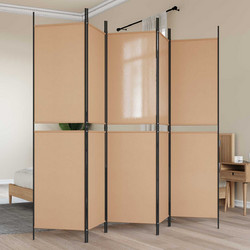 5-Panel Διχτυοθήκη Μπεζ 250 x 200 cm Ύφασμα 42039221