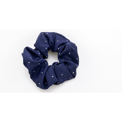 Soft Scrunchie Μαλλιών που δεν Σπάει την Τρίχα-Μπλε Μπλε Novita