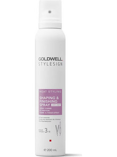 Goldwell, Stylesign Heat Styling Shaping & Finishing, Hair Spray, Styling Hold & Thermal Protection, Hold Level 3/5, 200 ml