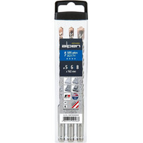 Alpen SDS+ F4 Box 3 pcs. 5-6-8x1 60