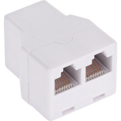 292512 ΦΙΣ ΔΙΚΤΥΟΥ RJ45 ΣΕ 2XRJ45 F/F (ΣΕΤ 5 ΤΕΜΑΧΙΩΝ)