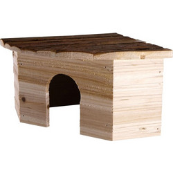 Vadigran Rodent House Wood Leli Ξύλινο Σπιτάκι Τρωκτικών 30x21x13cm