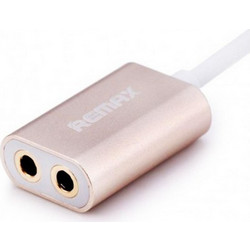 Καλώδιο μετάδοσης ήχου με δύο εξόδους Remax RL-S20 - Ροζ