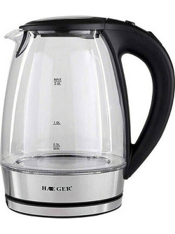 Haeger HG-7818 Γυάλινος Βραστήρας 2lt 2000W