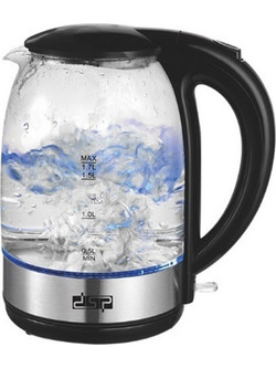 Dsp KK-1153 Γυάλινος Βραστήρας 1.7lt 2200W