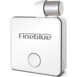 Fineblue Ακουστικό Bluetooth In Ear Πέτου White