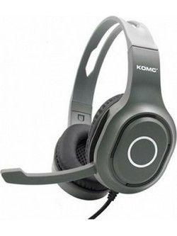 Komc P6 Gaming Headset Over Ear Grey