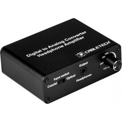 Μετατροπέας Toslink-Coaxial σε Analog με Jack 3.5mm & ρύθμιση έντασης