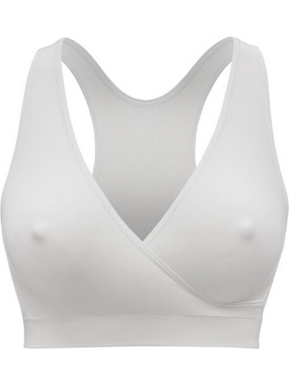 Medela Στηθόδεσμος Εγκυμοσύνης & Θηλασμού Keep Cool(TM) Sleep Bra Λευκό Medium 101044232