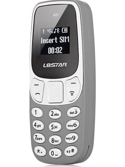 Mini Dual SIM Κινητό με Κουμπιά Γκρι