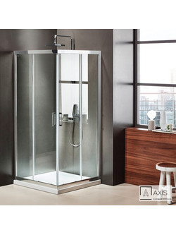 Καμπίνα γωνιακής εισόδου AXIS CORNER ENTRY CX110C-100 (110X110εκ.) CLEAR