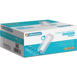 Alfashield Self Adhesive Pad Waterproof 9cmx15cm Αποστειρωμένα Αυτοκόλλητα Επιθέματα 50 Τεμάχια