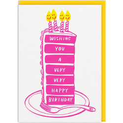 Ohh Deer Ευχετήρια Κάρτα Birthday Cake Slice