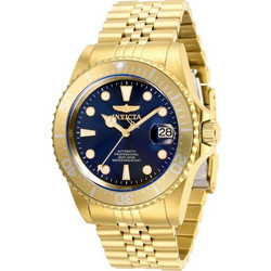 Invicta Pro Diver Ανδρικό Ρολόι Αυτόματο με Χρυσό Μεταλλικό Μπρασελέ 30097