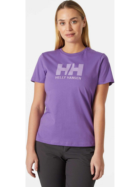 HELLY HANSEN Κοντομάνικη Μπλούζα W HH LOGO T-SHIRT PURPLE