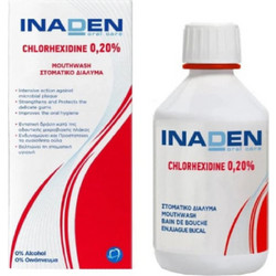 Inaden Chlorhexidine 0.20% Στοματικό Διάλυμα για Προστασία Ούλων Κατά της Πλάκας 250ml