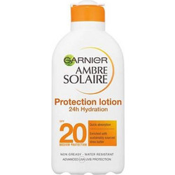Garnier Ambre Solaire Protection Medium Αντηλιακό Γαλάκτωμα Σώματος SPF20 200ml