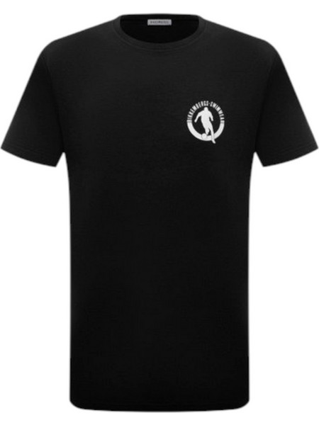 Bikkembergs - Ανδρικό T-shirt Κοντομάνικο Pupino BKK3MTS02-BLACK Μαύρο