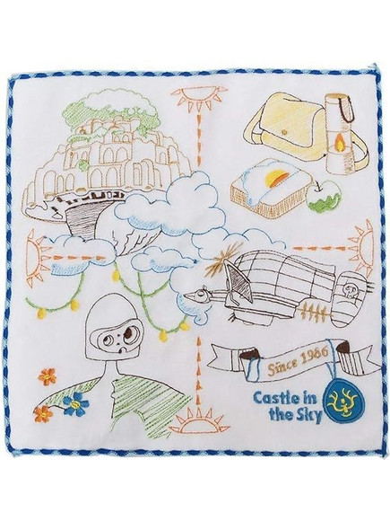 Studio Ghibli - Castle in the Sky Mini Towel (25x25cm)