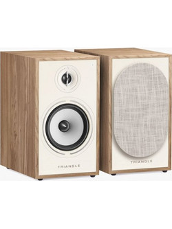 Triangle Borea BR03 Ζεύγος Ηχείων Hi-Fi Βιβλιοθήκης 100W 3 Δρόμων Light Oak
