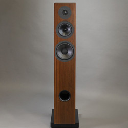 DAVIS Courbet n7 Ζεύγος Ηχείων Hi-Fi Δαπέδου 130W 3 Δρόμων Walnut